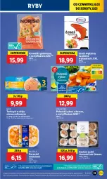 Gazetka promocyjna Lidl - GAZETKA - Gazetka - ważna od 08.03 do 08.03.2025 - strona 39 - produkty: Kawa, Paluszki rybne, Sushi, Krewetki, Koreczki śledziowe, Tuńczyk, Dorsz, Olej