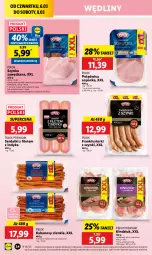 Gazetka promocyjna Lidl - GAZETKA - Gazetka - ważna od 08.03 do 08.03.2025 - strona 40 - produkty: Polędwica, Ser, Kindziuk, Serdelki, Szynka, PIKOK, Pieprz, Frankfurterki, Kabanos