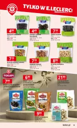 Gazetka promocyjna E Leclerc - Gazetka - ważna od 27.10 do 27.10.2025 - strona 19 - produkty: Orzechy włoskie, Oliwki zielone, Migdały łuskane, Gin, Migdały, Oliwki, Stek, Daktyle, Rodzynki