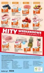 Gazetka promocyjna E Leclerc - Gazetka - ważna od 27.10 do 27.10.2025 - strona 24 - produkty: Kurczak, Top, Sos, Por, Gra, Szynka wieprzowa, Miruna, Szal, Ananas, Kosz, Tran, Szynka, Schab wieprzowy, Sport, Stock, Mintaj, Lazur, Podudzie z kurczaka