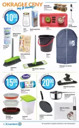 Gazetka promocyjna E Leclerc - Gazetka - ważna od 01.07 do 01.07.2023 - strona 10 - produkty: Por, Mop, Papier, Mata łazienkowa, Wieszak, Worki na śmieci, Pojemnik, Taca, Przyprawy, Worki na śmiec, Wiadro, Felix, Patelnia, Pokrowiec, Rondel