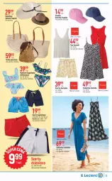 Gazetka promocyjna E Leclerc - Gazetka - ważna od 01.07 do 01.07.2023 - strona 13 - produkty: Top, Szorty, Kostium, Czapka, Torba, Dzieci, Sukienka