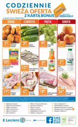 Gazetka promocyjna E Leclerc - Gazetka - ważna od 01.07 do 01.07.2023 - strona 24 - produkty: Kurczak, Papier, Filet z piersi kurczaka, Ziemniaki, Fortuna, Matjas, Schab wieprzowy, Brzoskwinie, Wino, Grunt, Napój, Kefir