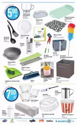Gazetka promocyjna E Leclerc - Gazetka - ważna od 01.07 do 01.07.2023 - strona 9 - produkty: Teleskop, Ser, Mop, Maselniczka, Zlew, Bols, Bolsius, Kosz, Pojemnik, Zapalarka, Deska do krojenia, Talerz, Talerz deserowy, Popcorn, Kubek, Deser, Cedzak, Szufelka, Miska, Fa