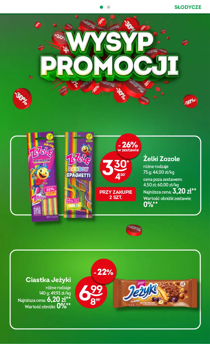 Gazetka promocyjna Żabka - gazetka-promocyjna-29-30-2026 - ważna 15.07 do 28.07.2026 - strona 35 - produkty: Ciastka, Jeżyki