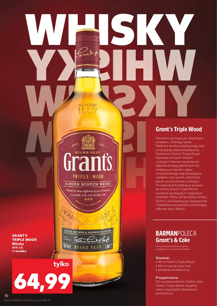 Gazetka promocyjna Kaufland - Barek Kauflandu - ważna 19.02 do 04.03.2026 - strona 10 - produkty: Bourbon, Gra, Koc, Lanki, Nuty, Plasterki, Sok, Whisky