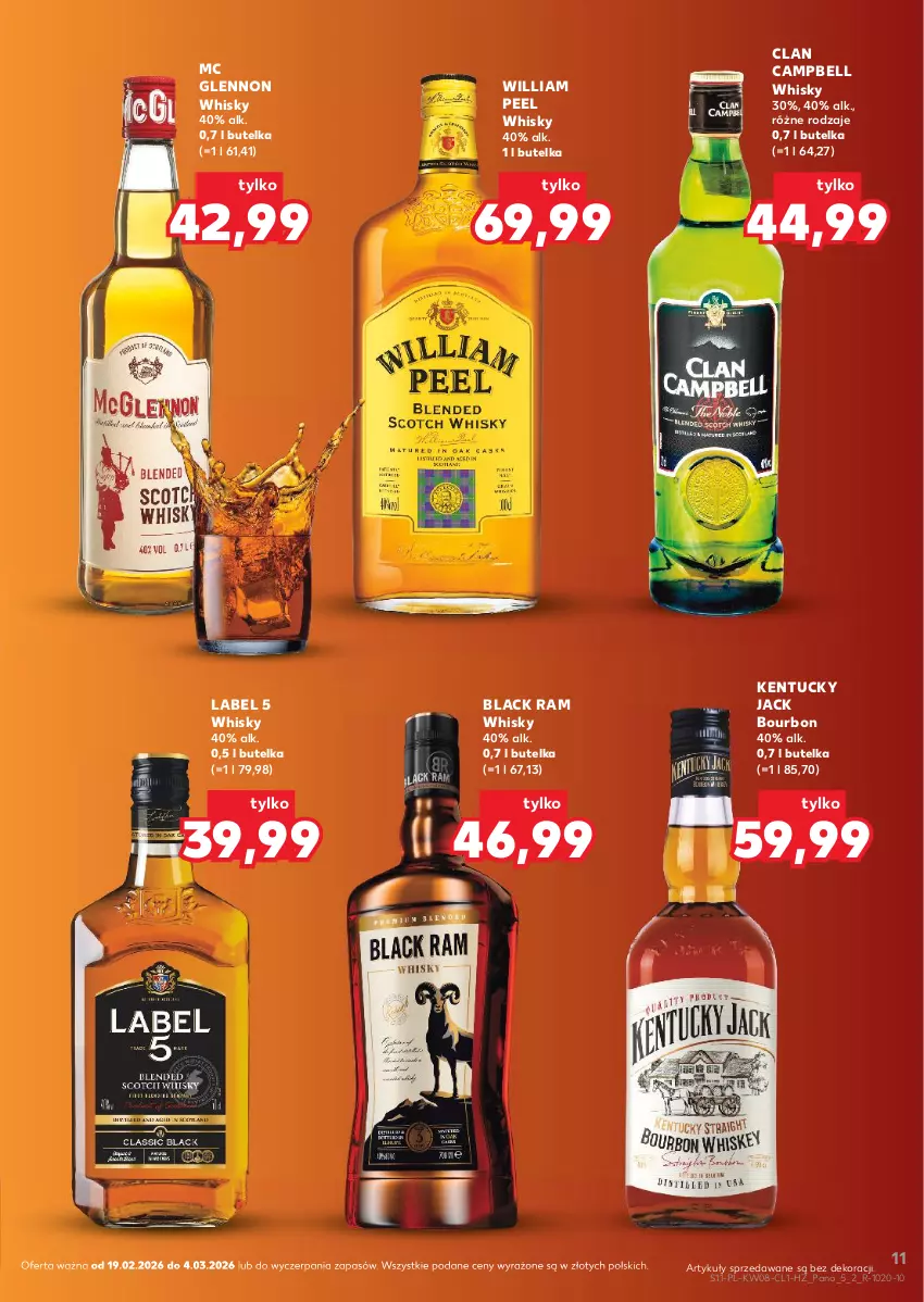 Gazetka promocyjna Kaufland - Barek Kauflandu - ważna 19.02 do 04.03.2026 - strona 11 - produkty: Bell, Bourbon, Lack, Whisky