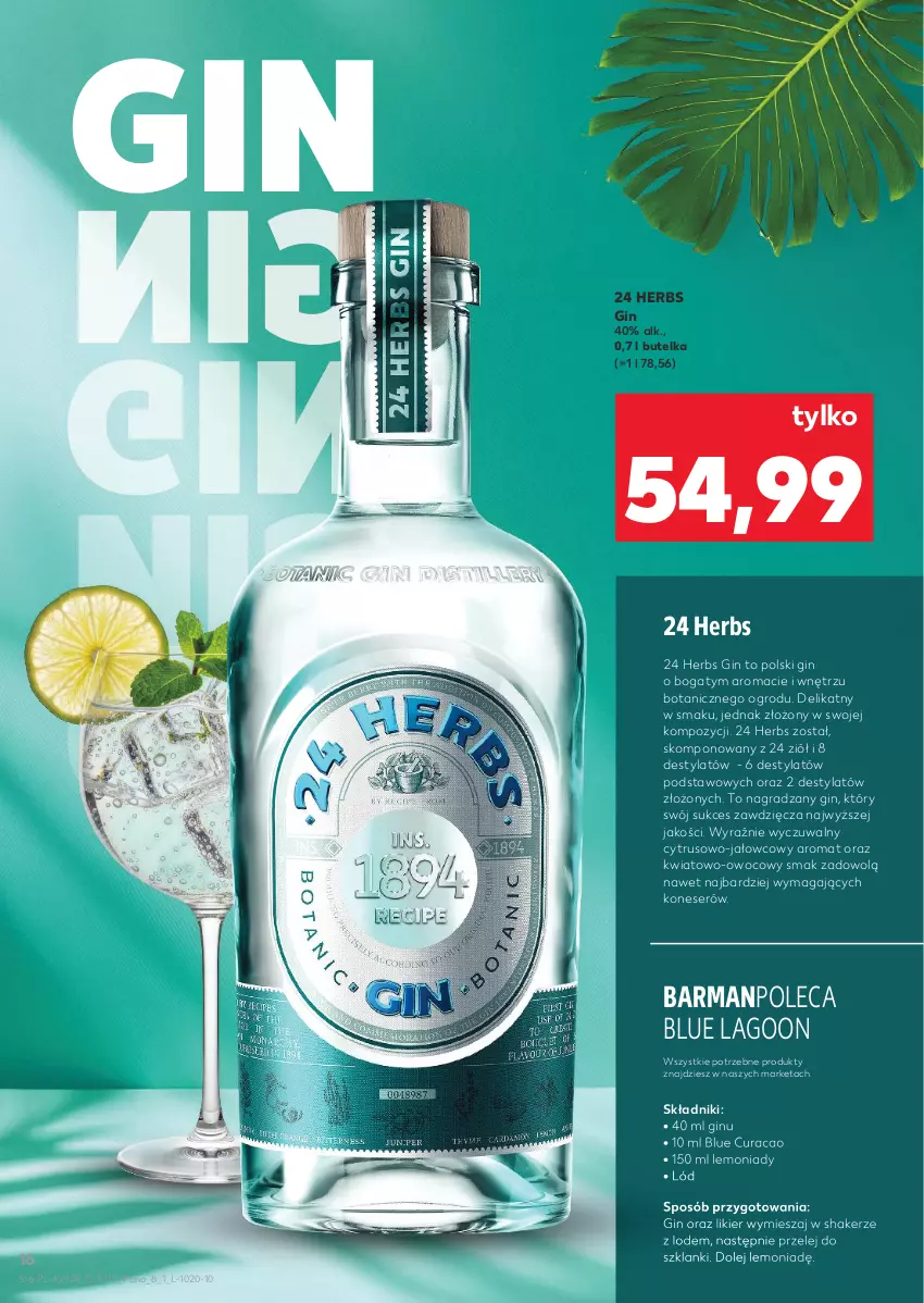 Gazetka promocyjna Kaufland - Barek Kauflandu - ważna 19.02 do 04.03.2026 - strona 16 - produkty: Gin, Gra, Lanki, Likier, Olej, Ser