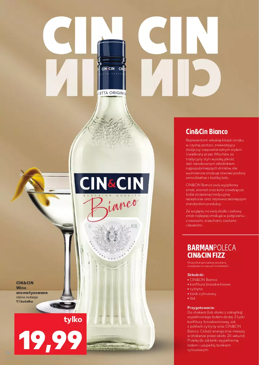 Gazetka promocyjna Kaufland - Barek Kauflandu - ważna 19.02 do 04.03.2026 - strona 26 - produkty: Cytryny, Deser, Konfitura, Lanki, Ser, Sok, Tonik, Wino