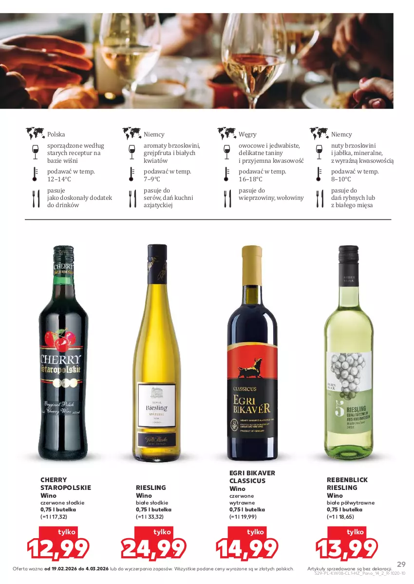 Gazetka promocyjna Kaufland - Barek Kauflandu - ważna 19.02 do 04.03.2026 - strona 29 - produkty: Grejpfrut, Gry, Jabłka, Nuty, Por, Ser, Wino, Wino białe, Wino czerwone