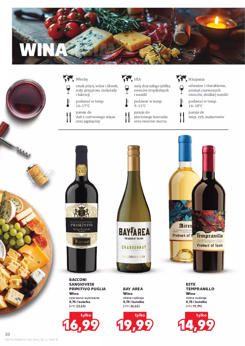 Gazetka promocyjna Kaufland - Barek Kauflandu - ważna 19.02 do 04.03.2026 - strona 30 - produkty: Jabłka, Kurczak, Makaron, Nuty, Piec, Wino, Wino czerwone
