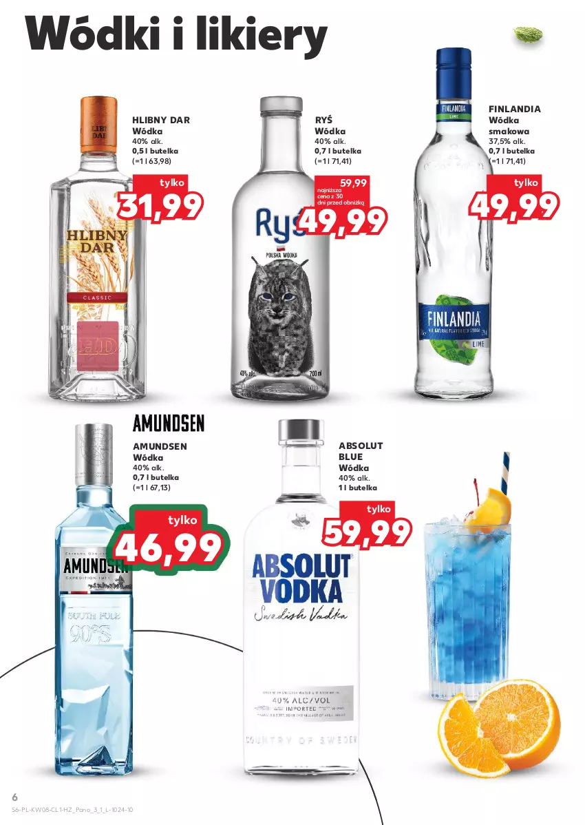 Gazetka promocyjna Kaufland - Barek Kauflandu - ważna 19.02 do 04.03.2026 - strona 6 - produkty: Absolut, Amundsen, Finlandia, Likier, Wódka