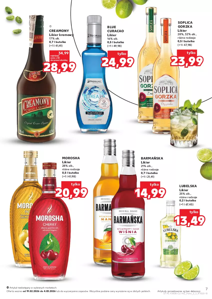 Gazetka promocyjna Kaufland - Barek Kauflandu - ważna 19.02 do 04.03.2026 - strona 7 - produkty: Likier, Soplica