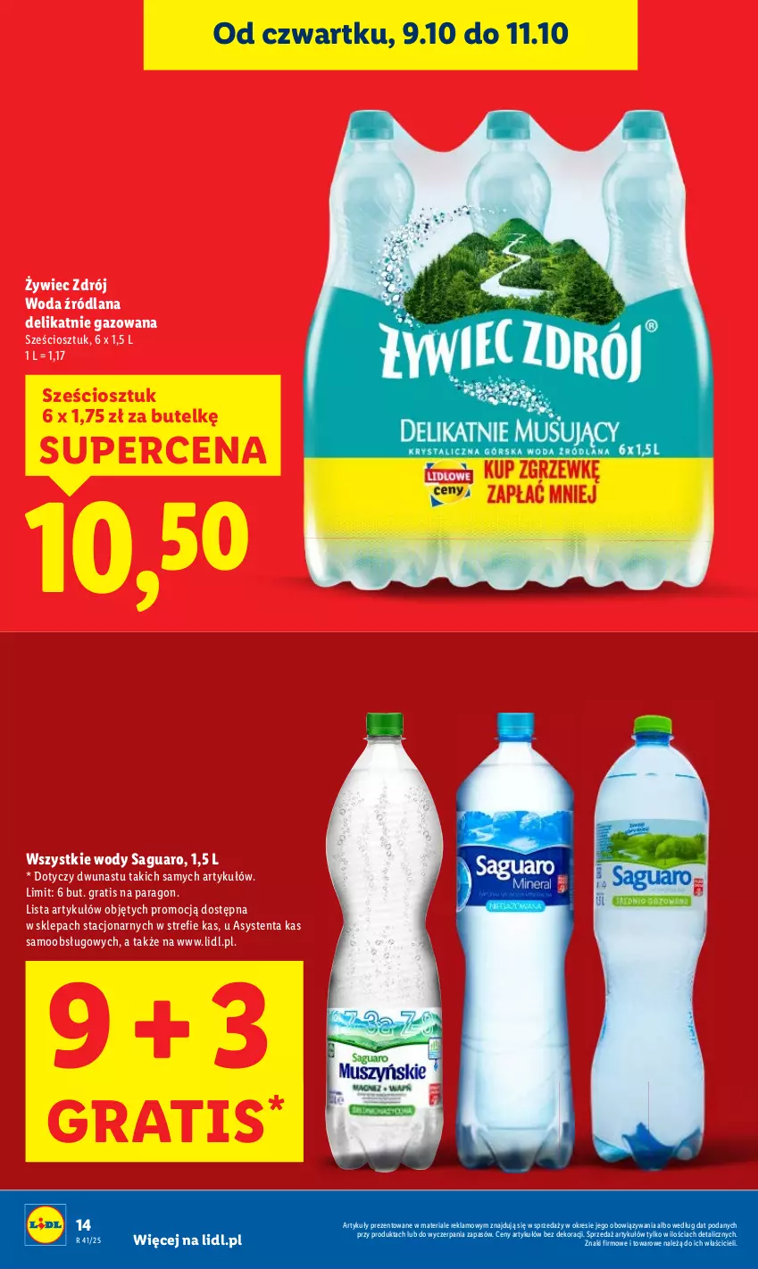 Gazetka promocyjna Lidl - GAZETKA - ważna 09.10 do 11.10.2025 - strona 14 - produkty: Gra, LANA, Woda