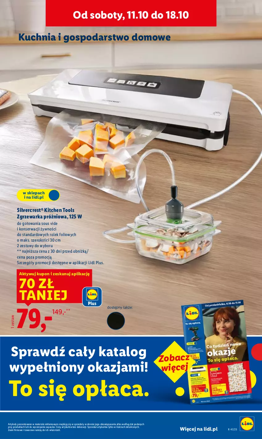 Gazetka promocyjna Lidl - GAZETKA - ważna 09.10 do 11.10.2025 - strona 19 - produkty: Kuchnia, Ser, Silvercrest, Warka