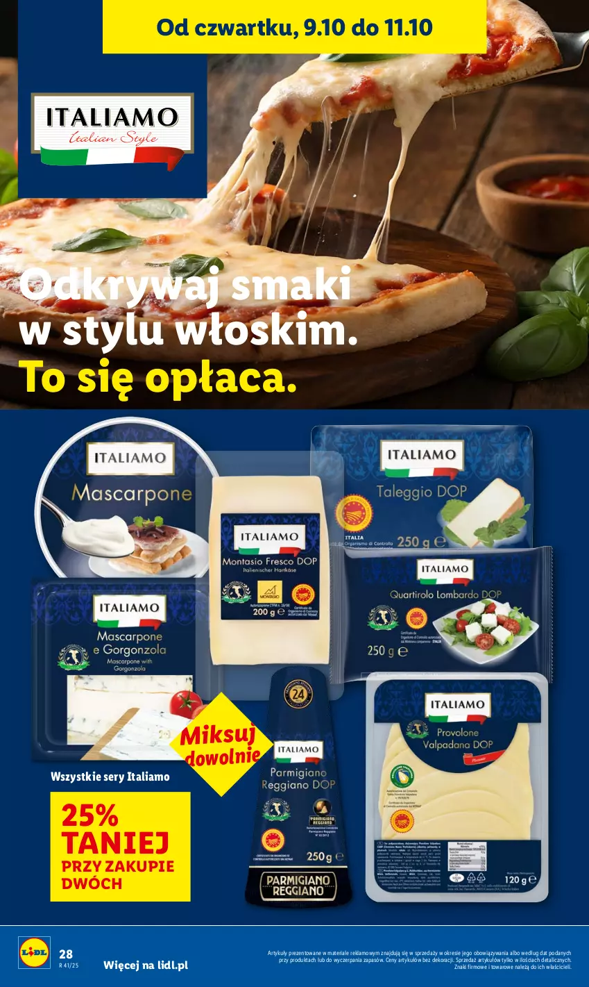 Gazetka promocyjna Lidl - GAZETKA - ważna 09.10 do 11.10.2025 - strona 34 - produkty: Ser
