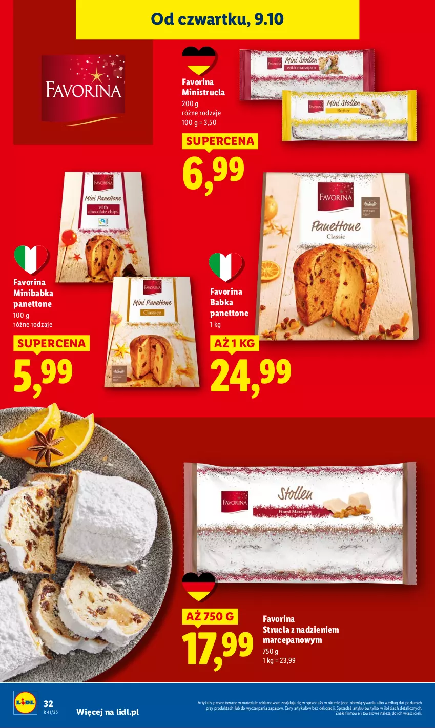 Gazetka promocyjna Lidl - GAZETKA - ważna 09.10 do 11.10.2025 - strona 38 - produkty: Babka, Fa, Strucla