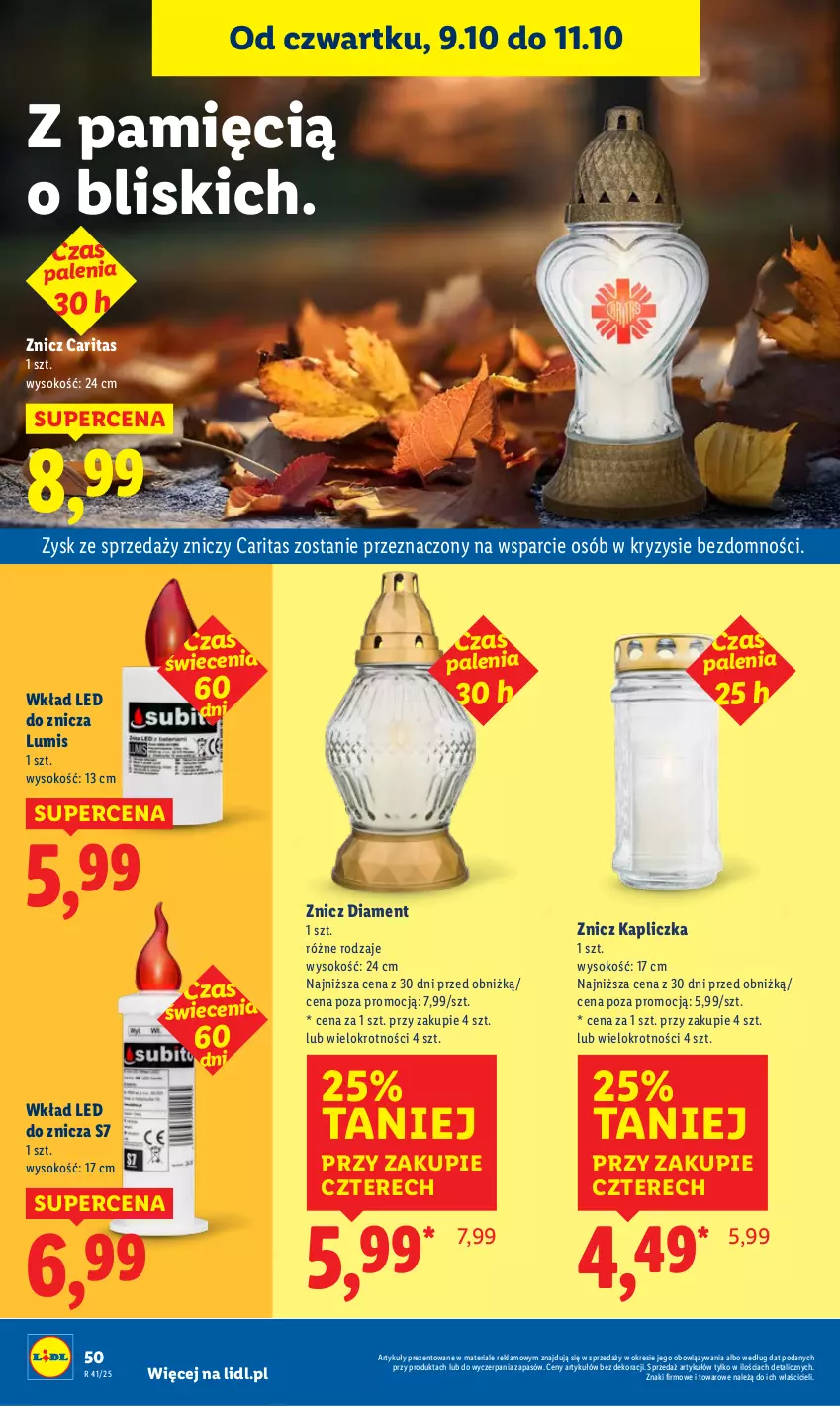 Gazetka promocyjna Lidl - GAZETKA - ważna 09.10 do 11.10.2025 - strona 56 - produkty: Sok, Znicz