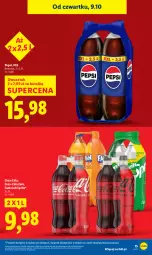 Gazetka promocyjna Lidl - GAZETKA - Gazetka - ważna od 11.10 do 11.10.2025 - strona 15 - produkty: Coca-Cola, Pepsi, Fanta, Sprite, Fa