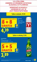 Gazetka promocyjna Lidl - GAZETKA - Gazetka - ważna od 11.10 do 11.10.2025 - strona 17 - produkty: Gra, Tyskie, Perła