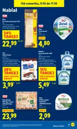 Gazetka promocyjna Lidl - GAZETKA - Gazetka - ważna od 11.10 do 11.10.2025 - strona 29 - produkty: Serek puszysty, Jogurt naturalny, Ser, Zott, Jaja, Jogurt, Cars, Serek, Pilos, Almette, Monte