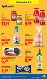 Gazetka promocyjna Lidl - GAZETKA - Gazetka - ważna od 11.10 do 11.10.2025 - strona 51 - produkty: Kujawski, Sos, Milky Way, Sos pomidorowy, Croissant, Sezam, Pesto, Bajgle, Dan Cake, Olej rzepakowy, Olej