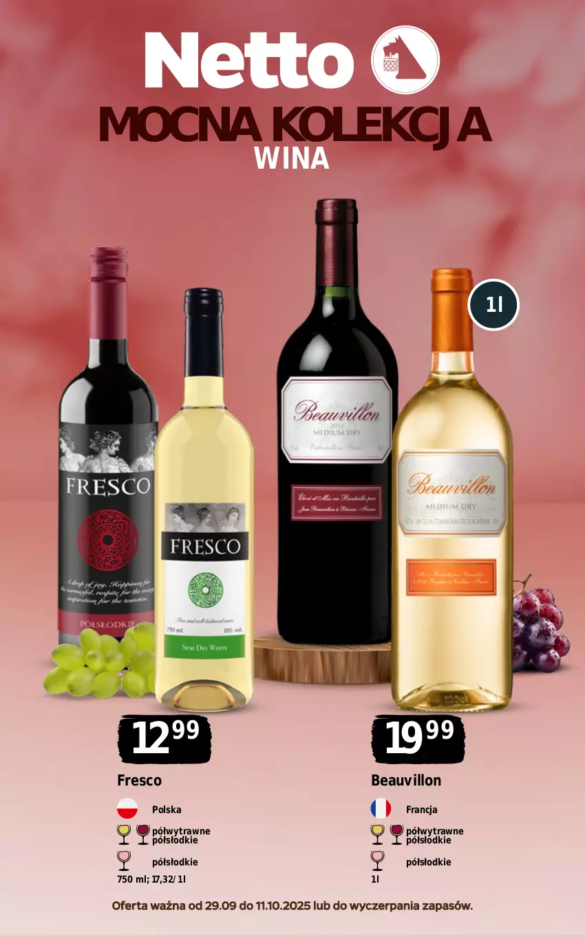 Gazetka promocyjna Netto - Netto_MK_WINE_10/25_1 - ważna 29.09 do 11.10.2025 - strona 1 - produkty: Fresco