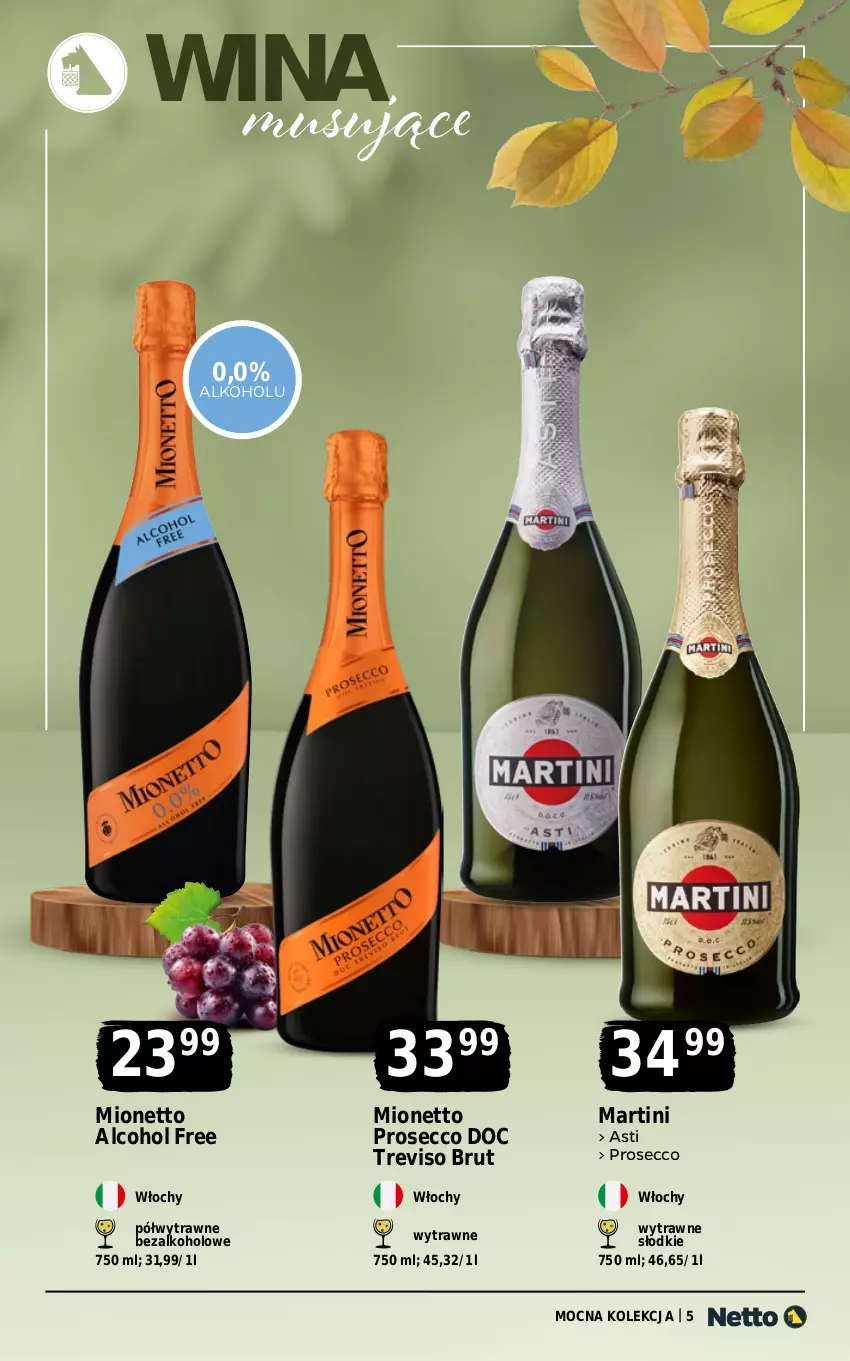 Gazetka promocyjna Netto - Netto_MK_WINE_10/25_1 - ważna 29.09 do 11.10.2025 - strona 5 - produkty: Martini, Mionetto, Mus, Prosecco