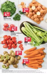 Gazetka promocyjna Stokrotka - Market - Gazetka - ważna od 10.01 do 10.01.2024 - strona 9 - produkty: Cebula, Warzywa, Kiwi, Owoce, Seler naciowy, Pomidory, Mięso, Szpinak