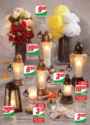 Gazetka promocyjna Dino - Gazetka - Gazetka - ważna od 11.10 do 11.10.2022 - strona 19 - produkty: Róża, Chryzantema, Bukiet, Znicz, Latarenka