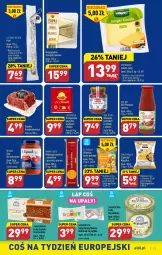 Gazetka promocyjna Aldi - Pełen katalog - Gazetka - ważna od 20.05 do 20.05.2023 - strona 13 - produkty: Makaron, Sos, Ser, Rum, Hofburger, Rust, Papryka, Papryka wędzona, Kopytka, Tran, Lody, Szynka, Burger, Sos do makaronu, Gouda, Pomidory, Danie gotowe