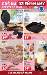 Gazetka promocyjna Aldi - Pełen katalog - Gazetka - ważna od 20.05 do 20.05.2023 - strona 37 - produkty: Piec, Gofrownica, Uchwyty, Forma do pieczenia, Patelnia, LG
