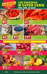 Gazetka promocyjna Aldi - Pełen katalog - Gazetka - ważna od 20.05 do 20.05.2023 - strona 4 - produkty: Inka, Papryka, Ananas, Szpic, Brzoskwinie, Pomidory, Rzodkiewka, Boczniak