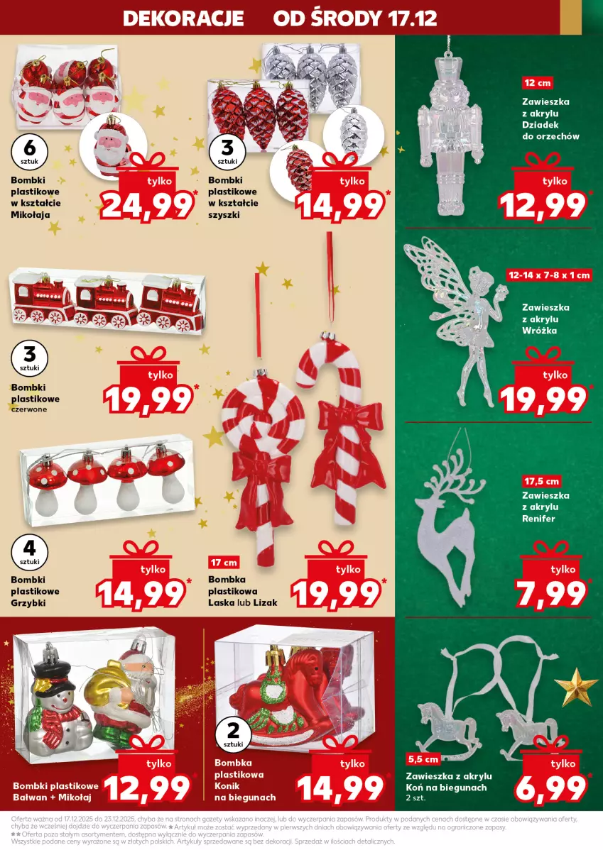 Gazetka promocyjna Kaufland - Kaufland - ważna 17.12 do 23.12.2025 - strona 25 - produkty: Bombki, Renifer