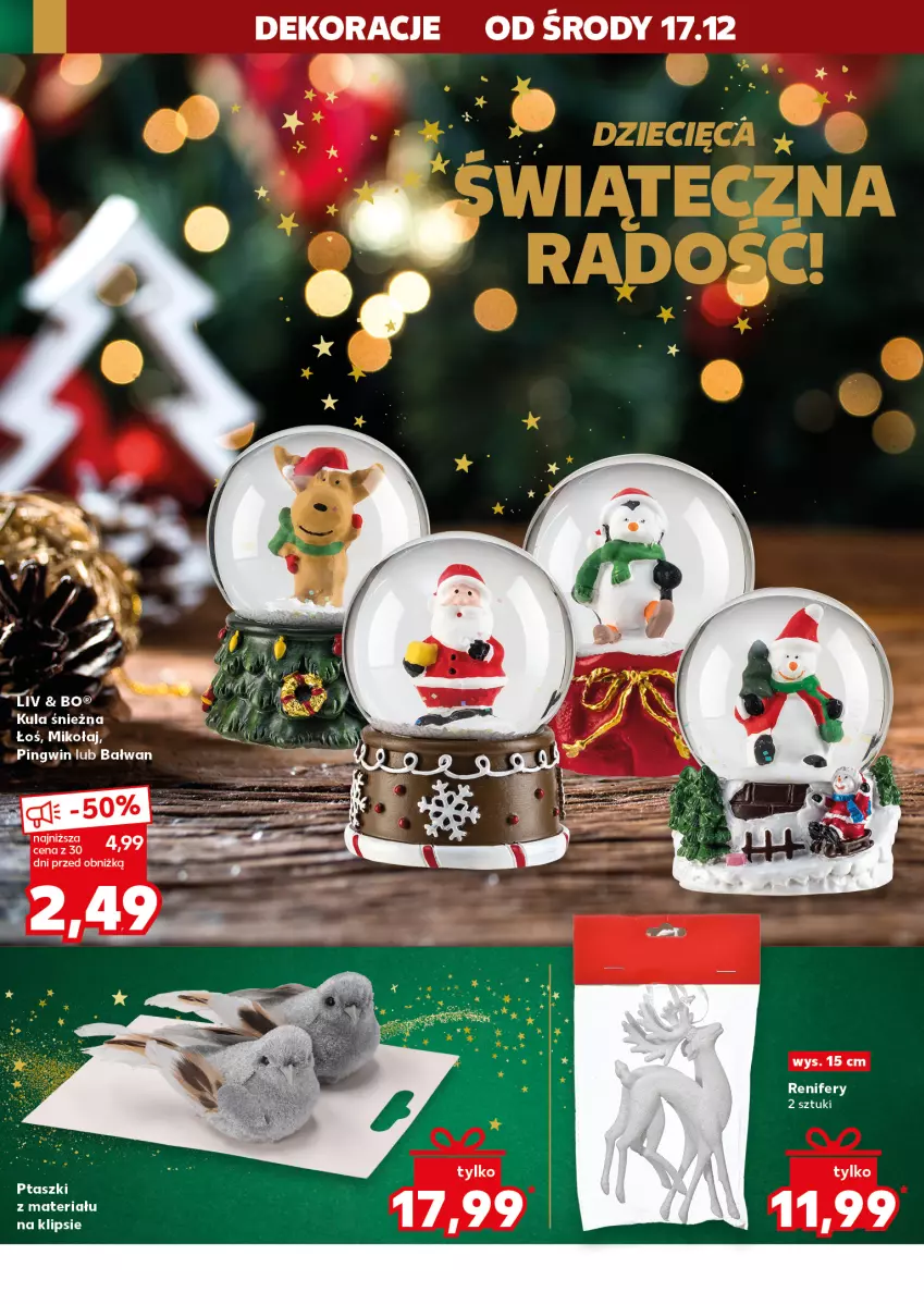 Gazetka promocyjna Kaufland - Kaufland - ważna 17.12 do 23.12.2025 - strona 30 - produkty: Kula śnieżna, Renifer