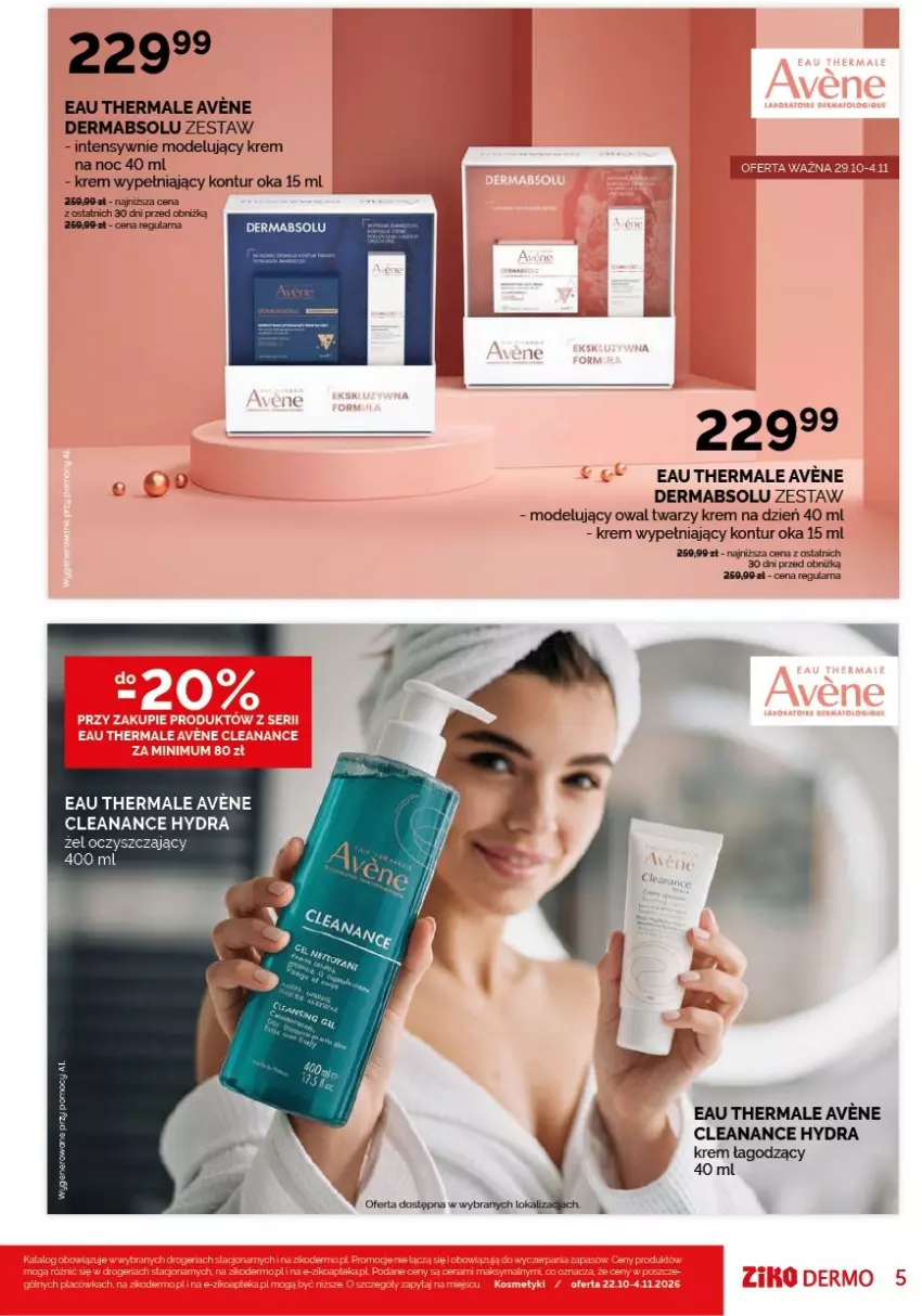 Gazetka promocyjna Ziko - Gazetka Ziko Dermo - ważna 22.10 do 04.11.2026 - strona 5 - produkty: Krem na dzień