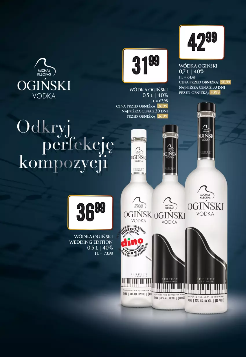 Gazetka promocyjna Dino - Katalog alkoholowy / wrzesień 2024 - ważna 16.09 do 21.09.2024 - strona 5 - produkty: Ogiński, Wódka