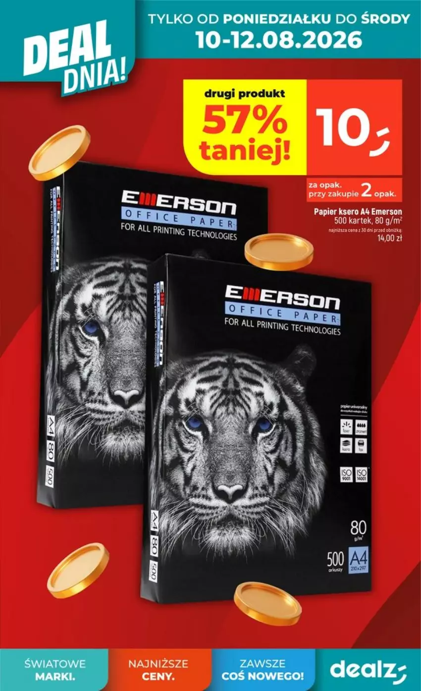 Gazetka promocyjna Dealz - DEAL DNIA - ważna 06.08 do 08.08.2026 - strona 5 - produkty: Papier, Ser