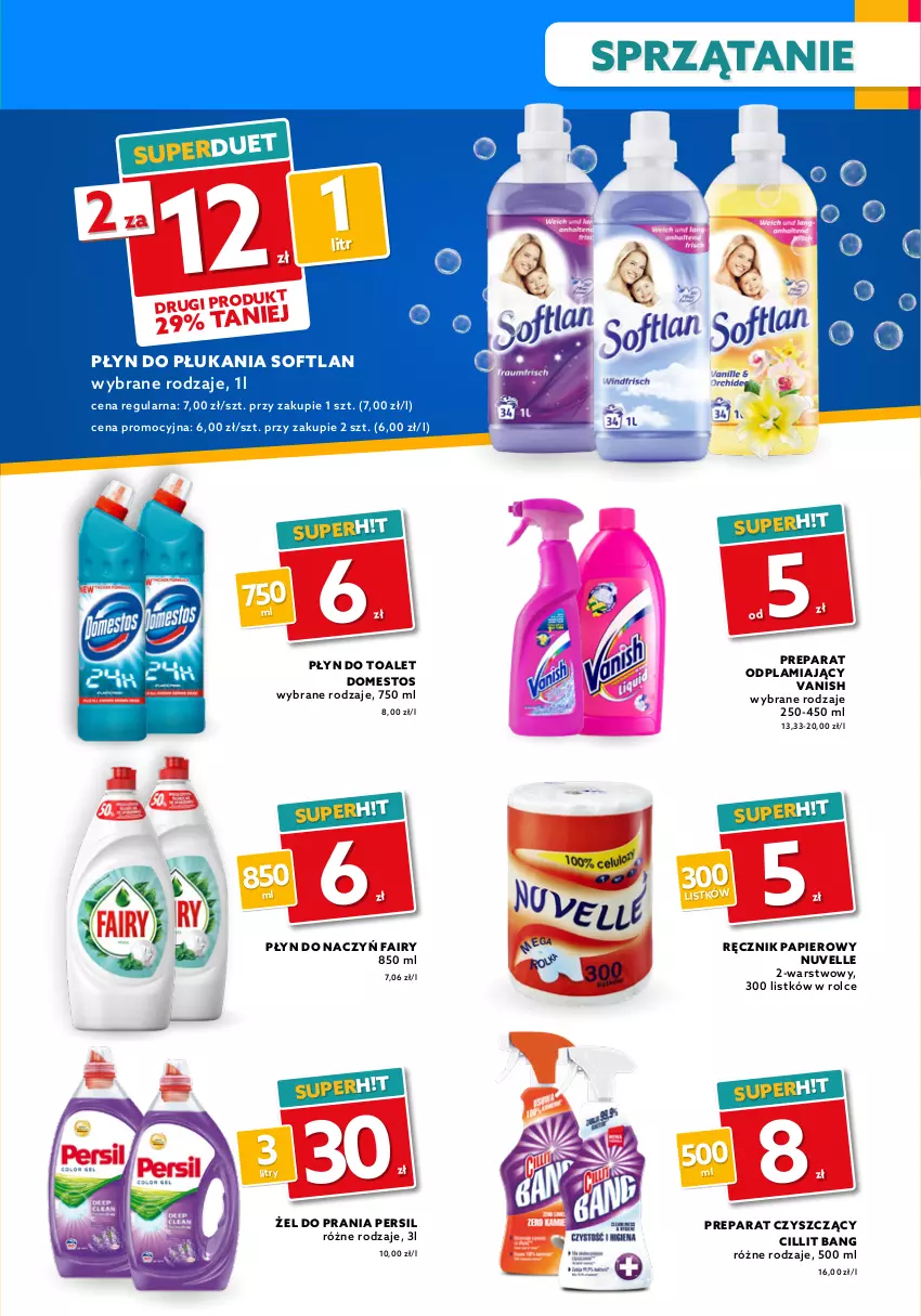 Gazetka promocyjna Dealz - Gazetka na otwarcie - Skawina - ważna 18.06 do 02.07.2021 - strona 5 - produkty: Chusteczki, Cillit Bang, Colgate, Domestos, Dozownik, Fa, Fairy, Gillette, Huggies, Lakier, Lakier do włosów, LG, Nivea, Odżywka, Papier, Pasta do zębów, Persil, Pianka do golenia, Płyn do płukania, Ręcznik, Sprzątanie, Szampon, Taft, Vanish