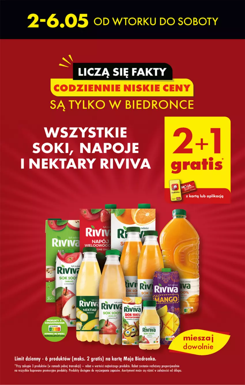 Gazetka promocyjna Biedronka - ważna 01.05 do 06.05.2023 - strona 13 - produkty: Gra, Napoje, Nektar, Por, Rama, Robot, Sok