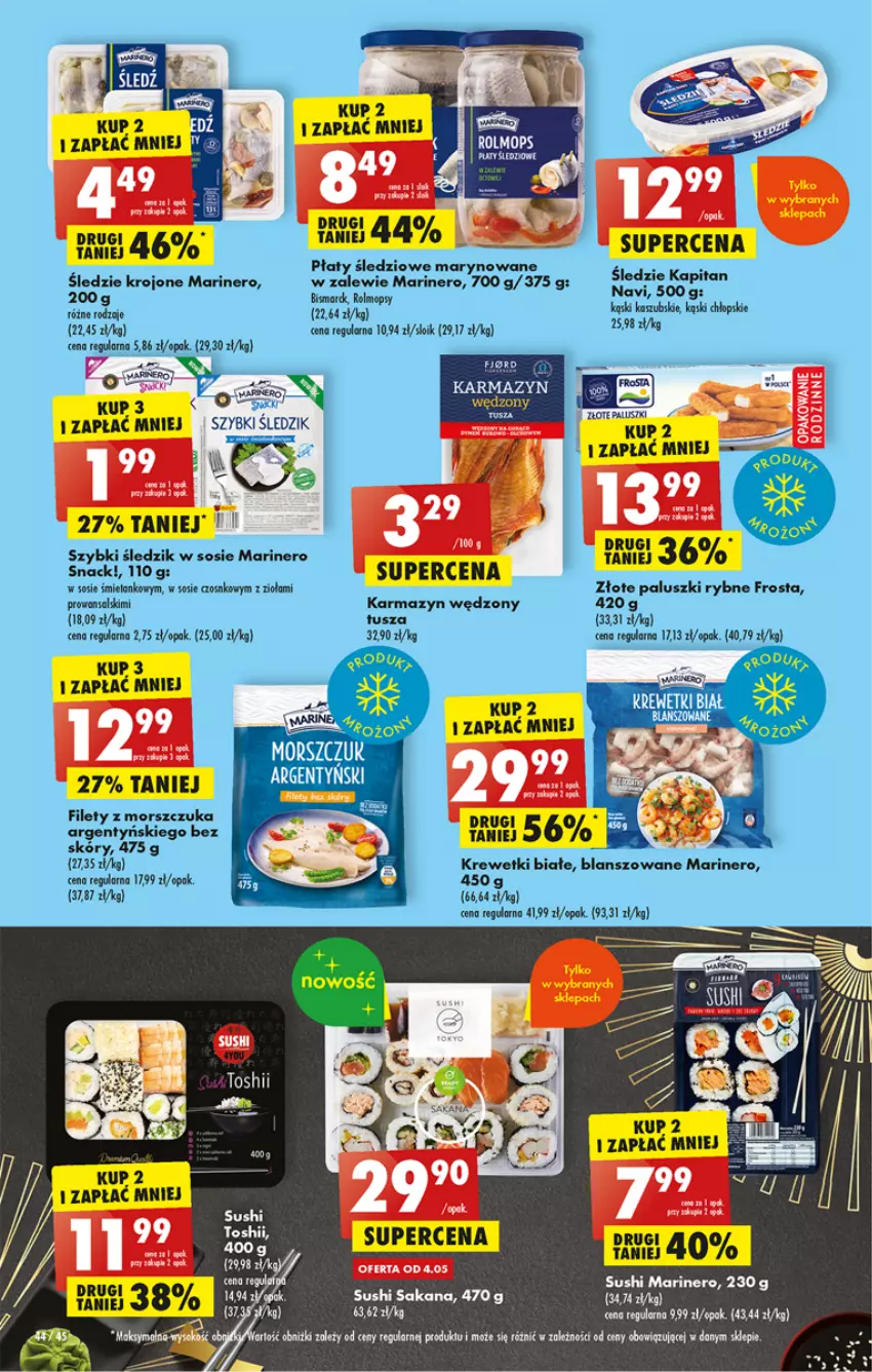 Gazetka promocyjna Biedronka - ważna 01.05 do 06.05.2023 - strona 44 - produkty: Sushi
