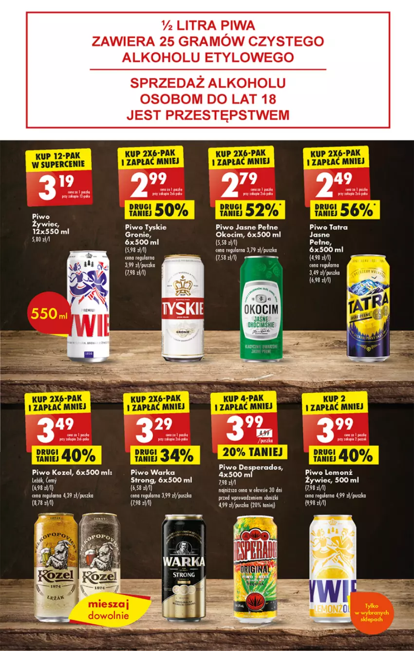 Gazetka promocyjna Biedronka - ważna 01.05 do 06.05.2023 - strona 53 - produkty: Desperados, Gra, Koc, Kozel, Okocim, Piwa, Piwo, Rolki, Warka