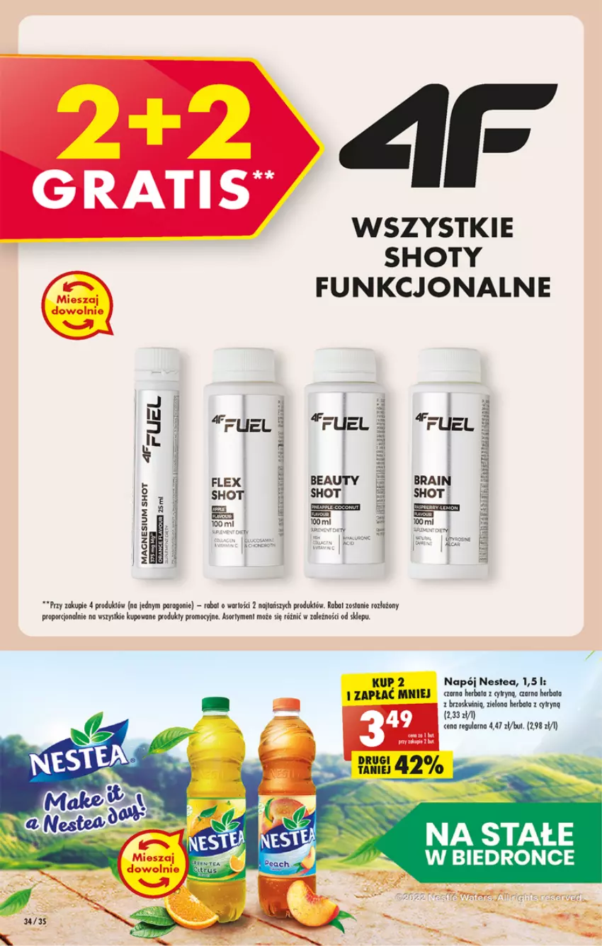 Gazetka promocyjna Biedronka - Gazetka - Biedronka.pl - ważna 05.12 do 10.12.2022 - strona 34 - produkty: Fa, Gry, Herbata, Mus, Napój, Nestea, Por