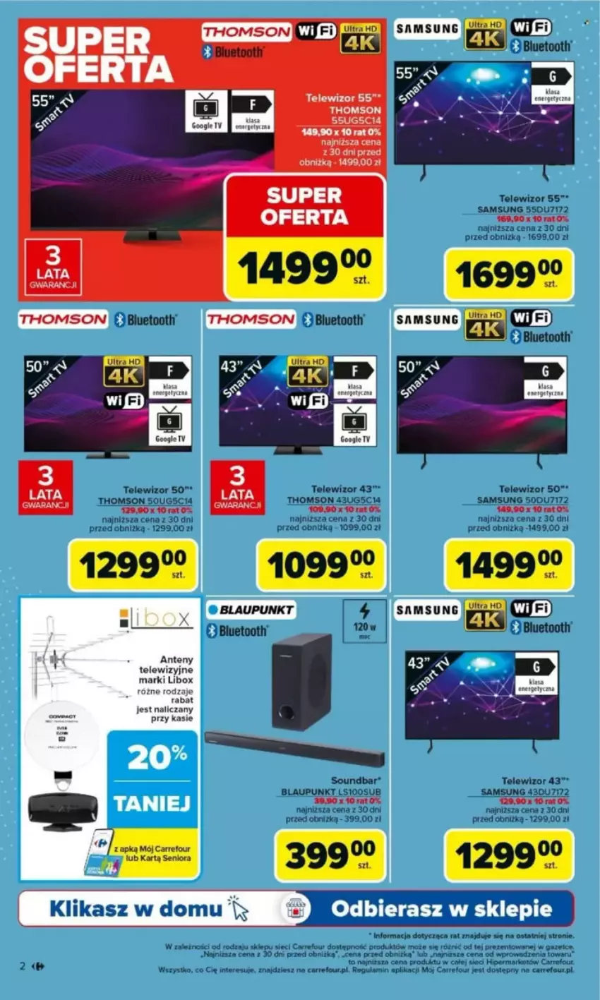 Gazetka promocyjna Carrefour - ważna 26.05 do 14.06.2025 - strona 14 - produkty: Samsung, Thomson