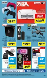 Gazetka promocyjna Carrefour - Gazetka - ważna od 14.06 do 14.06.2025 - strona 3 - produkty: Piec, Hama, Sony, Tusz, Niszczarka, Kamera, Kontroler, Urządzenie wielofunkcyjne, Thomson, Canon, Pokrowiec, LG