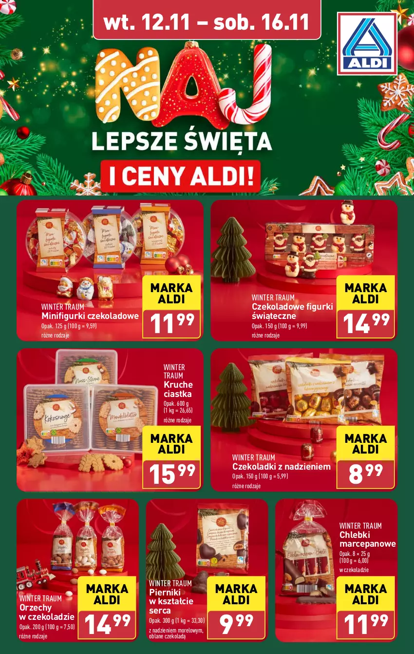 Gazetka promocyjna Aldi - Pełna oferta - ważna 12.11 do 16.11.2024 - strona 14 - produkty: Chleb, Ciastka, Orzechy w czekoladzie, Piernik, Ser