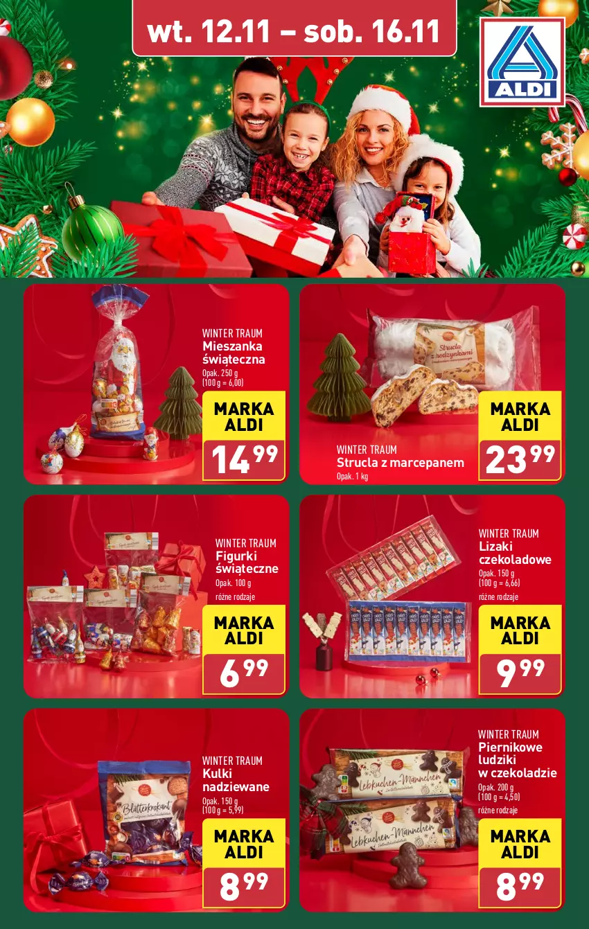 Gazetka promocyjna Aldi - Pełna oferta - ważna 12.11 do 16.11.2024 - strona 15 - produkty: Lizaki, Lizaki czekoladowe, Piernik, Strucla, Strucla z marcepanem