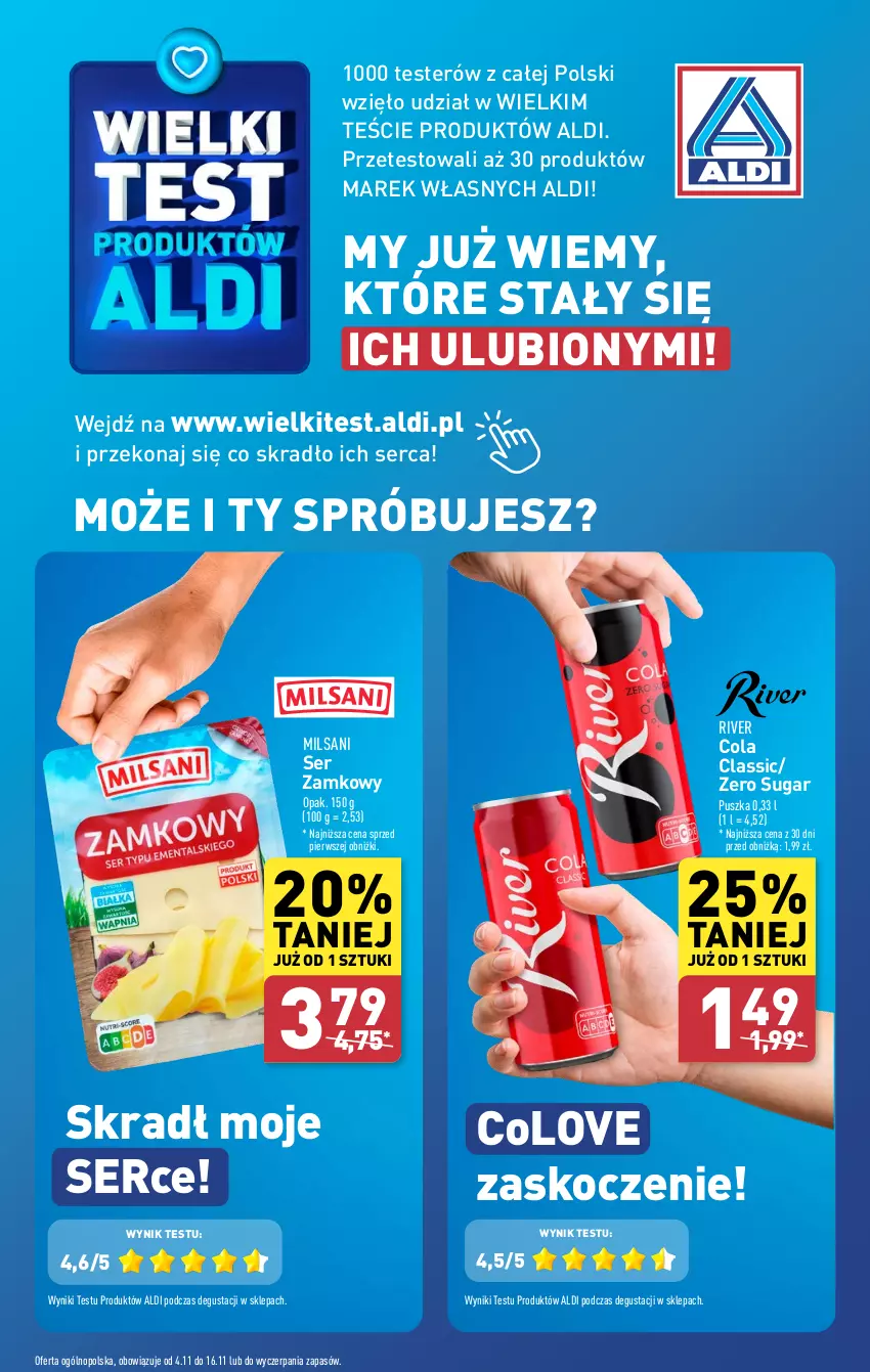 Gazetka promocyjna Aldi - Pełna oferta - ważna 12.11 do 16.11.2024 - strona 6 - produkty: Koc, Ser