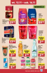 Gazetka promocyjna Aldi - Pełna oferta - Gazetka - ważna od 16.11 do 16.11.2024 - strona 11 - produkty: Mus, Kawa ziarnista, Red Bull, Kawa mielona, Kawa, Herbata czarna, LANA, Oshee, Lavazza, Cappuccino, Woda, Herbata, Napój