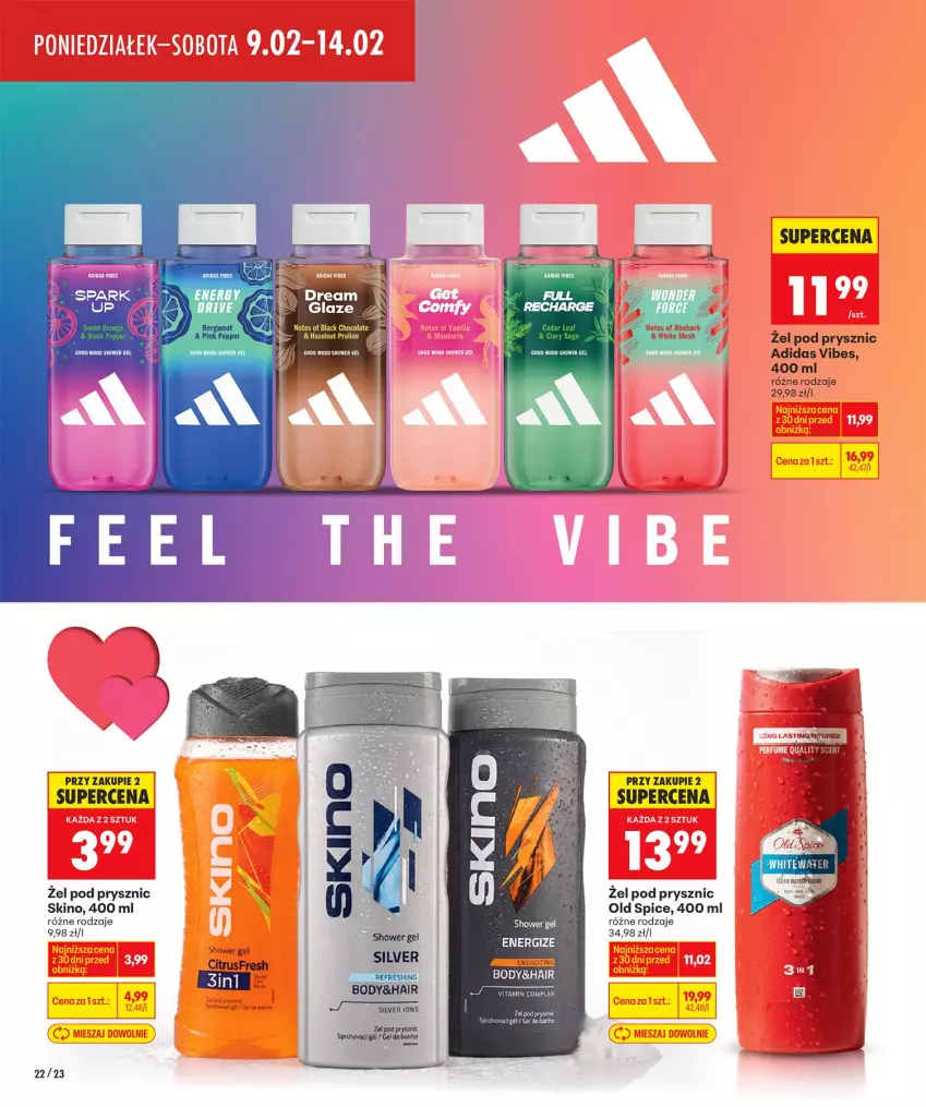 Gazetka promocyjna Biedronka - Twoje Piękne Strony - ważna 05.02 do 12.02.2026 - strona 22 - produkty: Adidas, Body, Fa, Mus, Old Spice